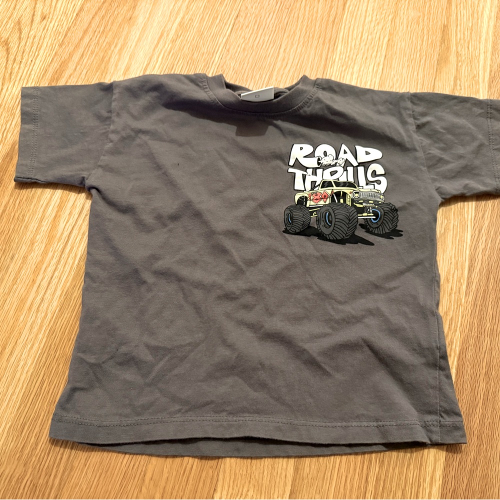 Zara monster truck toddler tshirt.